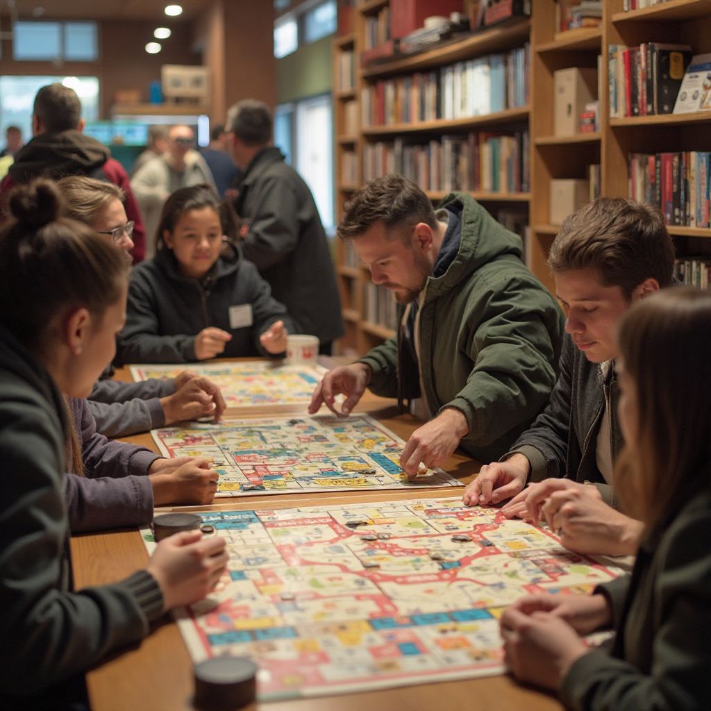Événement communautaire dans la boutique